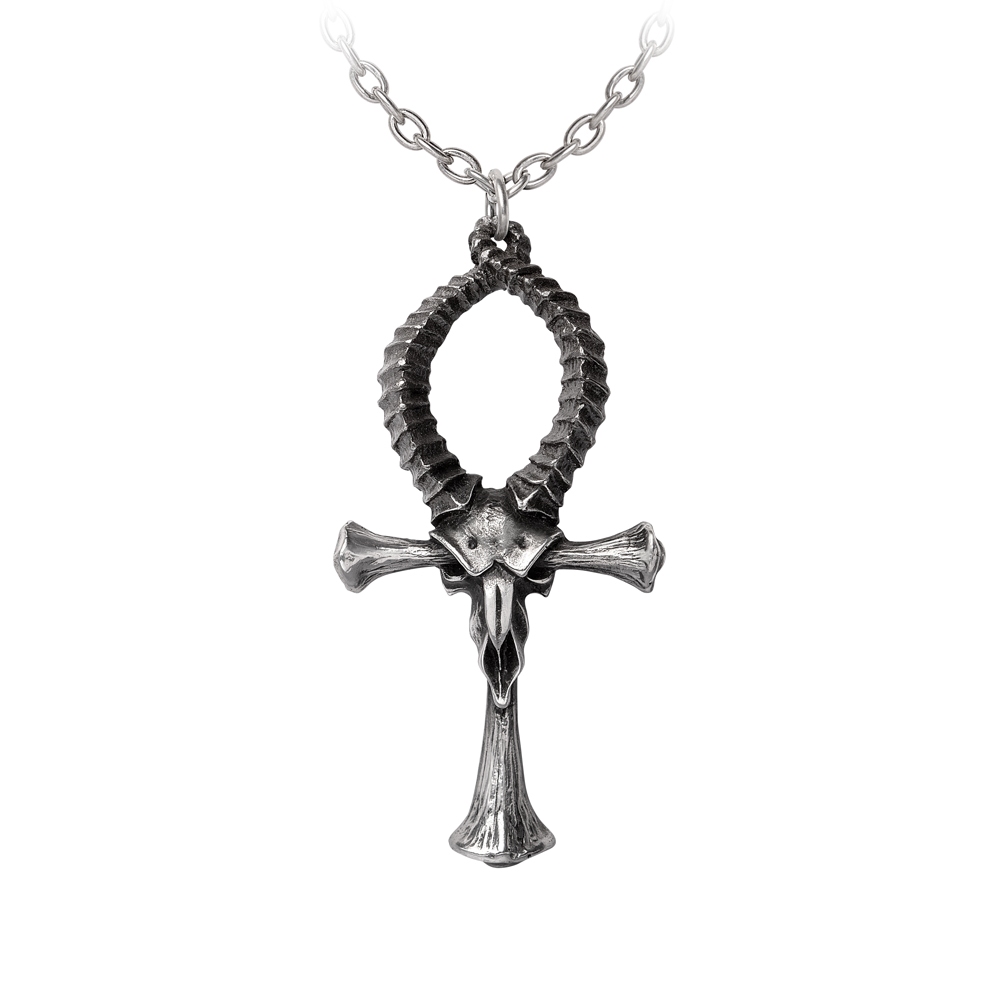 Alchemy - Ankh of Ammon Ketting - Zilverkleurig